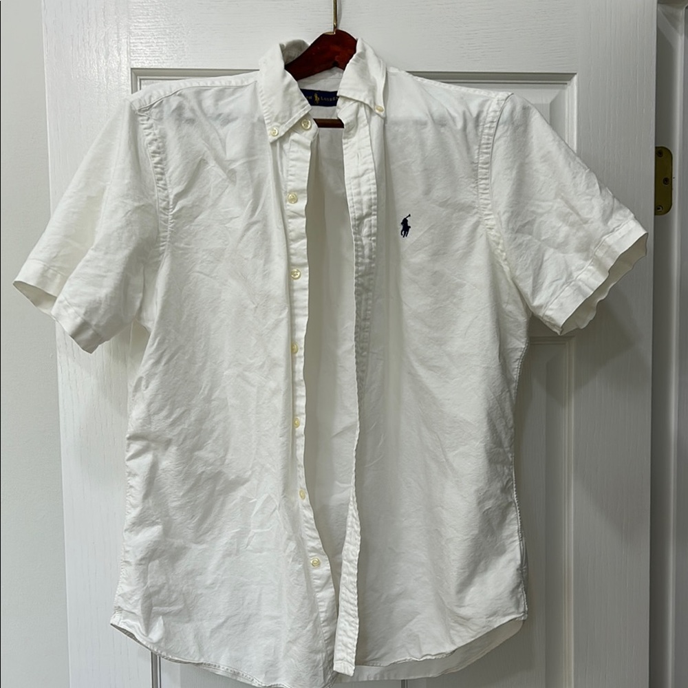 Polo by Ralph Lauren White Casual Button Down Shirt